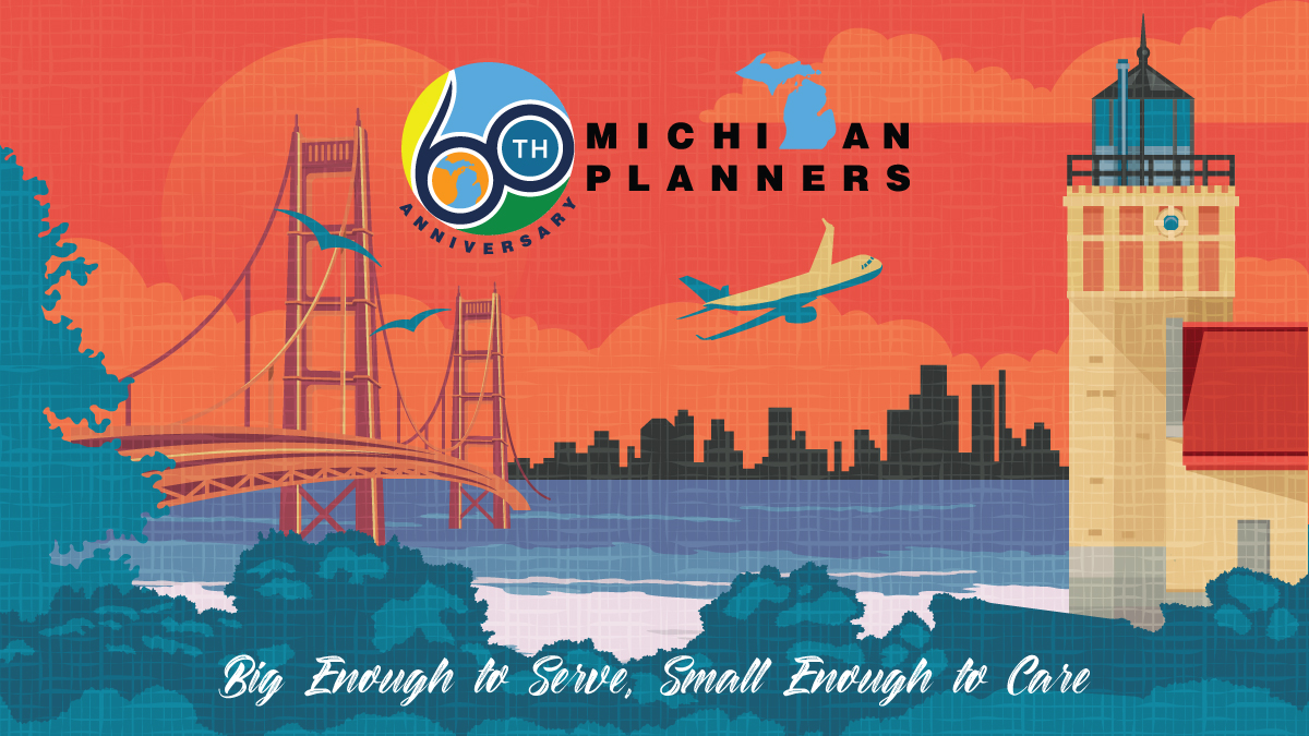 Michigan Planners 60th Anniversary Designed Image
