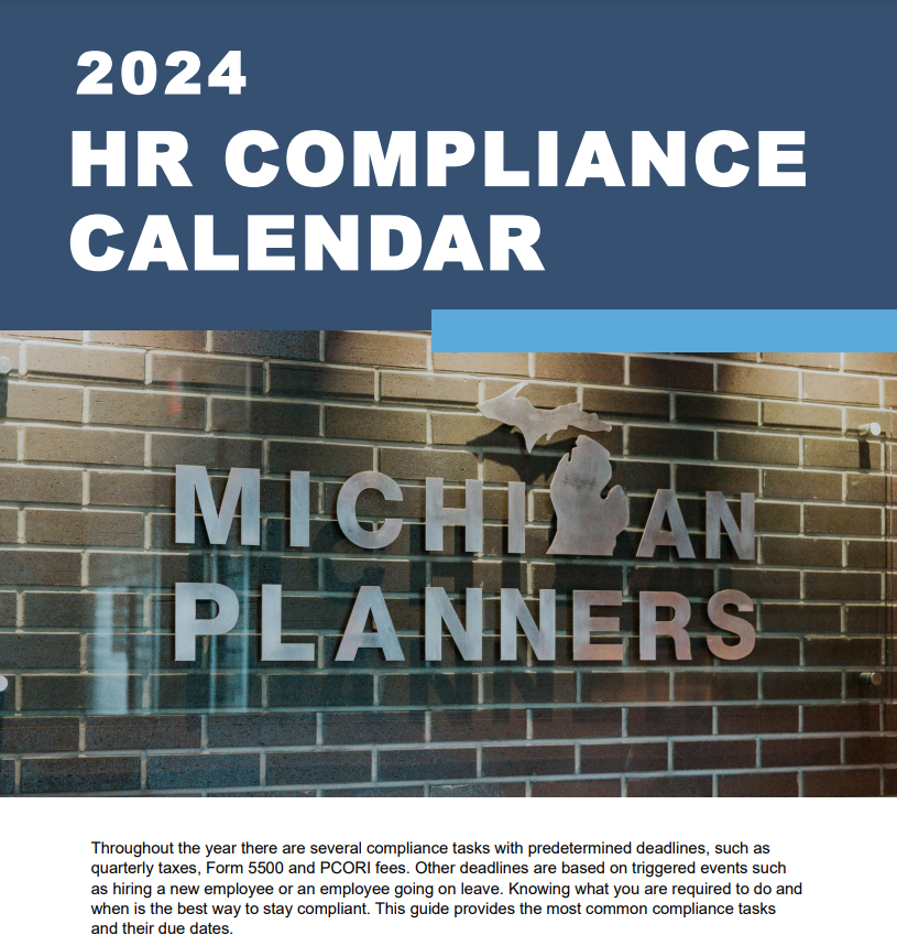 2024 Compliance Calendar Cover
