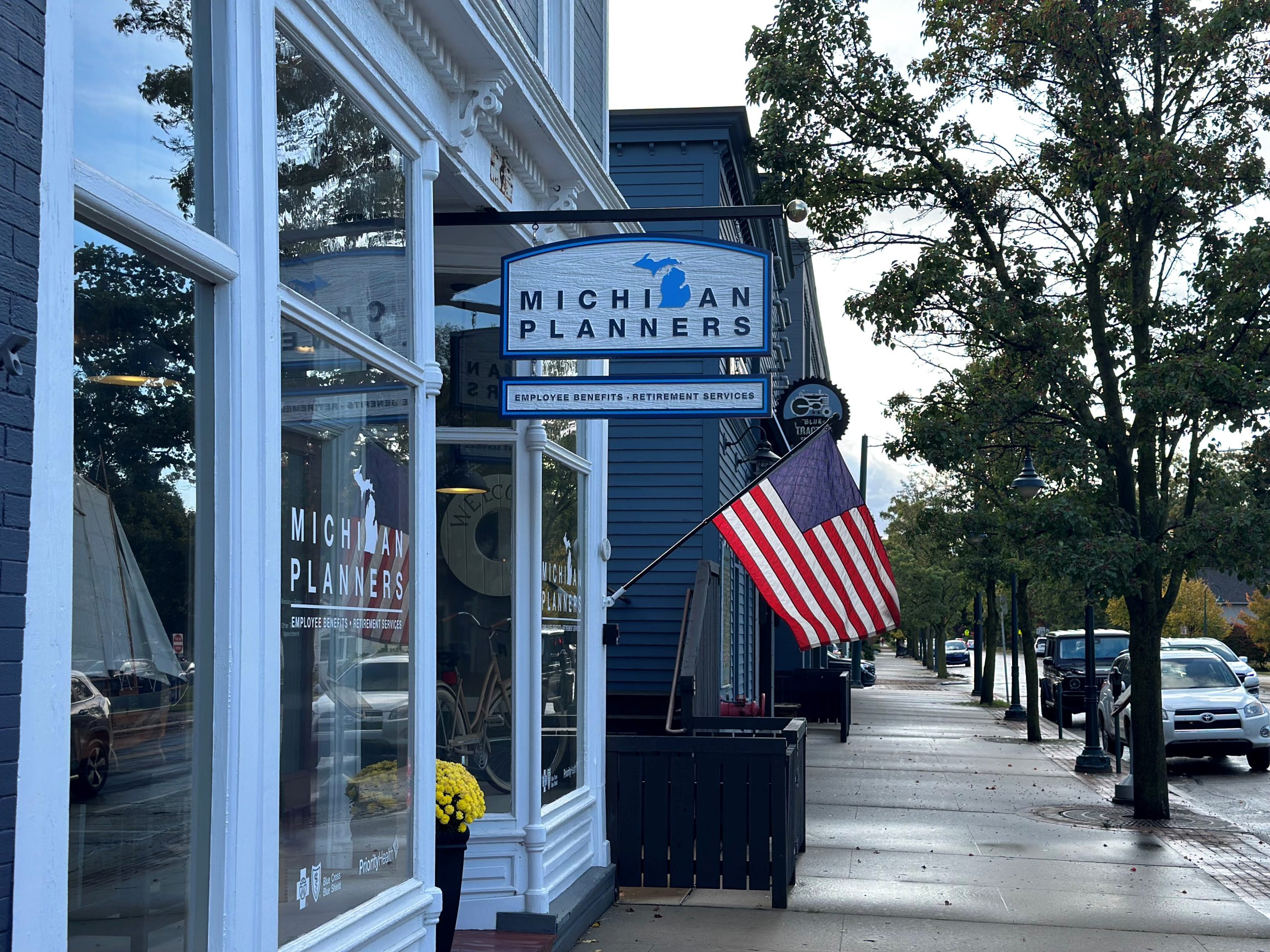The exterior of the Michigan Planners' Traverse City office